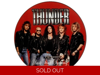 Thunder – Back Street Symphony - UK Limited edition 3 Track 12" Picture Disc In PVC Sleeve c/w Card Insert
